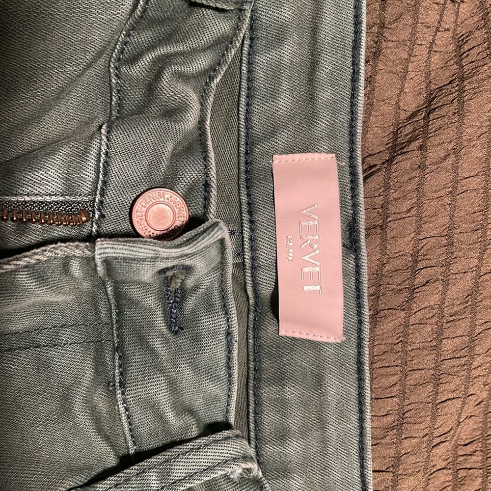 Green Vervet jeans
